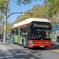 The first hydrogen bus in Spain, with Masats doors